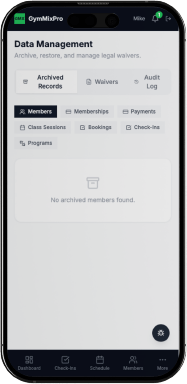Staff management on mobile